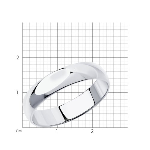 картинка Обручальное кольцо из серебра от магазина Драгоценные подарки