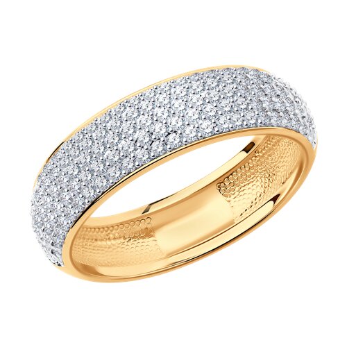 картинка Золотое кольцо c бриллиантами от магазина Драгоценные подарки