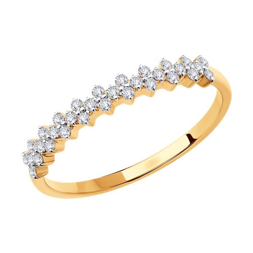 картинка Кольцо из золота с бриллиантами от магазина Драгоценные подарки