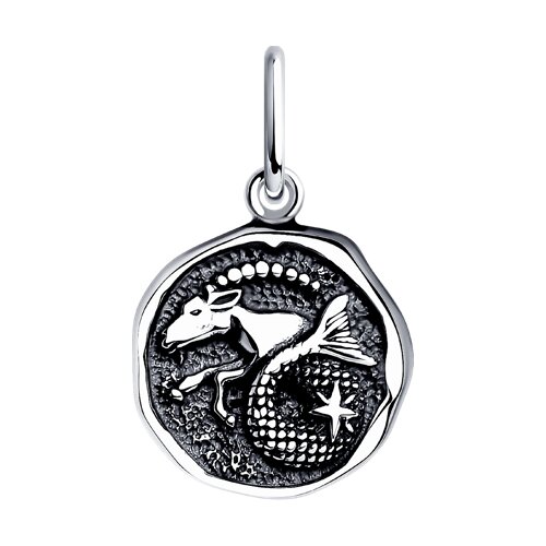 картинка Подвеска из серебра. Знак зодиака Козерог от магазина Драгоценные подарки
