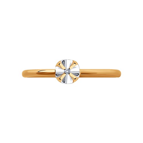 картинка Кольцо из золота с бриллиантом от магазина Драгоценные подарки