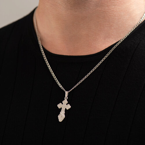 картинка Крест из серебра от магазина Драгоценные подарки