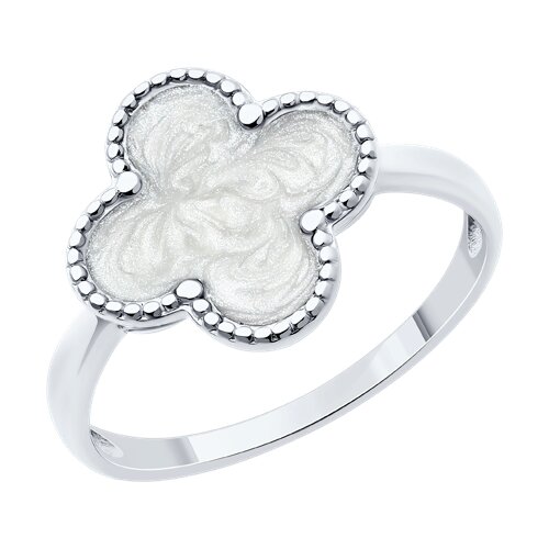 картинка Кольцо из серебра с эмалью от магазина Драгоценные подарки