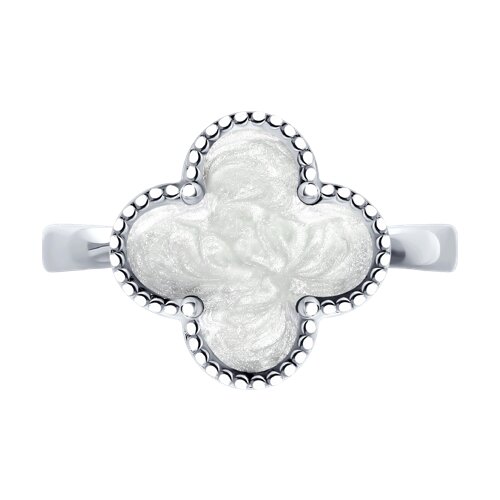 картинка Кольцо из серебра с эмалью от магазина Драгоценные подарки