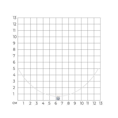картинка Колье на леске из золота с фианитом от магазина Драгоценные подарки